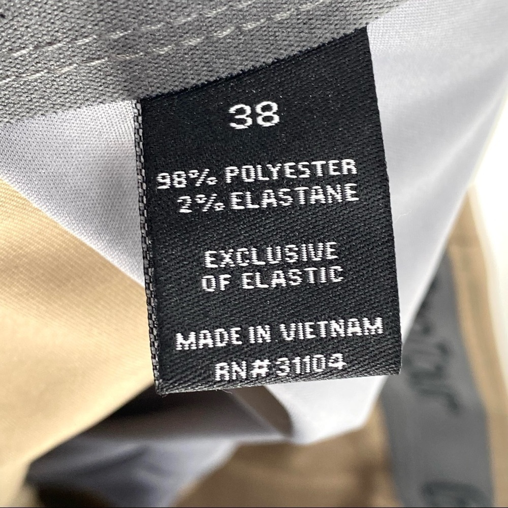 PRO Tour Men's 9" Inseam Comfort Stretch Tech Flat Front Shorts - 38 - Picture 5 of 7